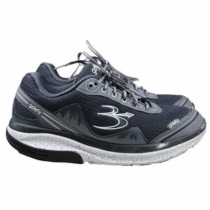Gravity Defyer Gdefy Mighty Walk Mens 11 Orthopedic Comfort Shoes Black Gray